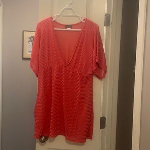 Fun bathing suit cover up. Size L.
